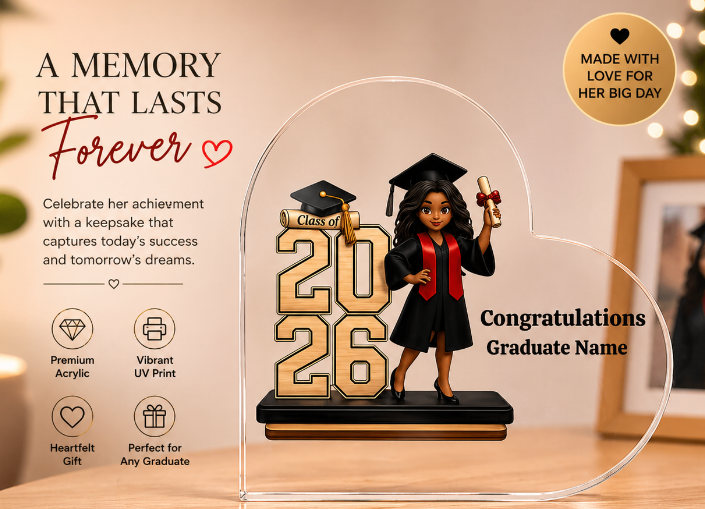 Graduation Plaque  (add grad name only)