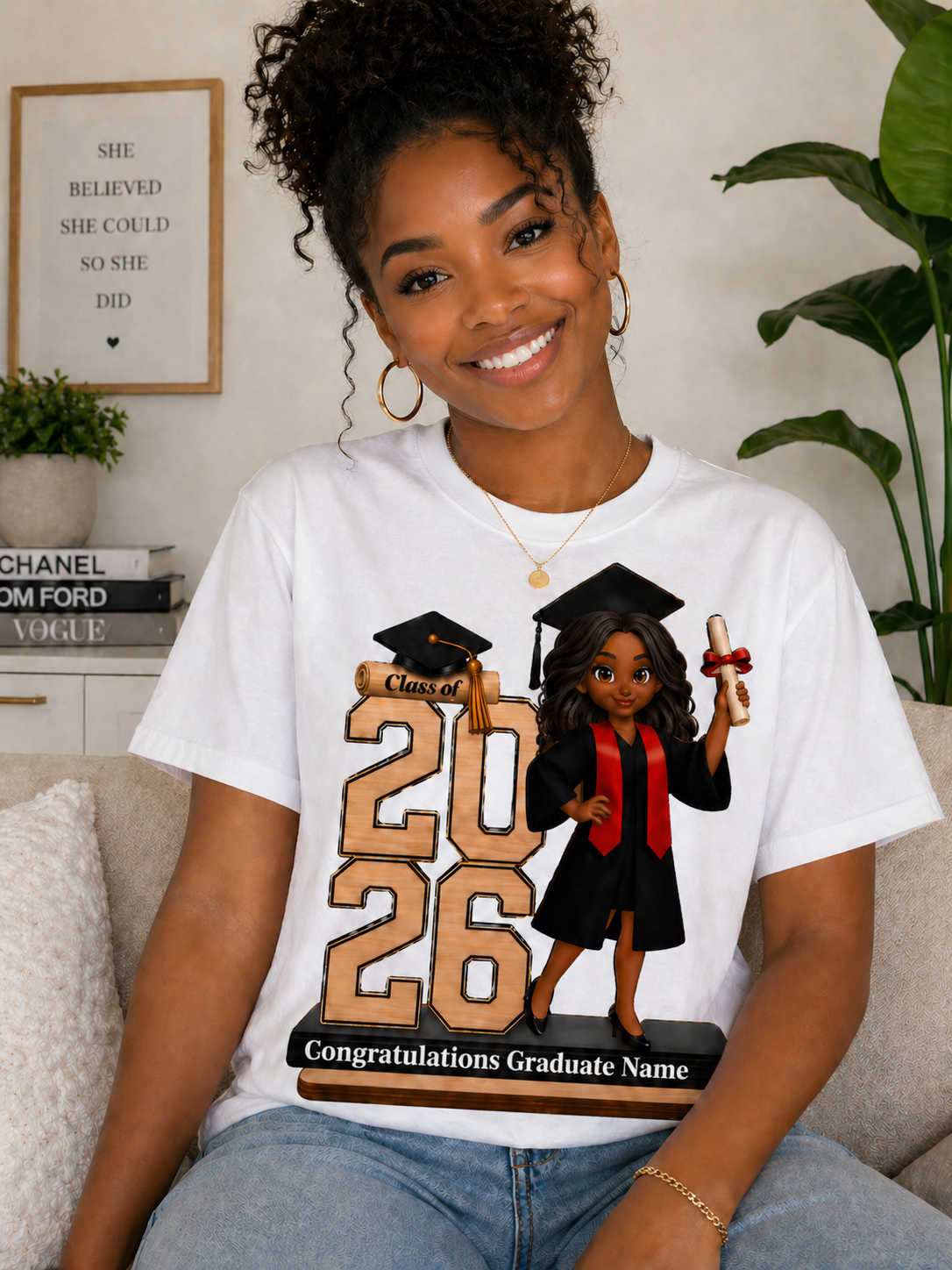 Graduation Tee Shirt (add grad name only)